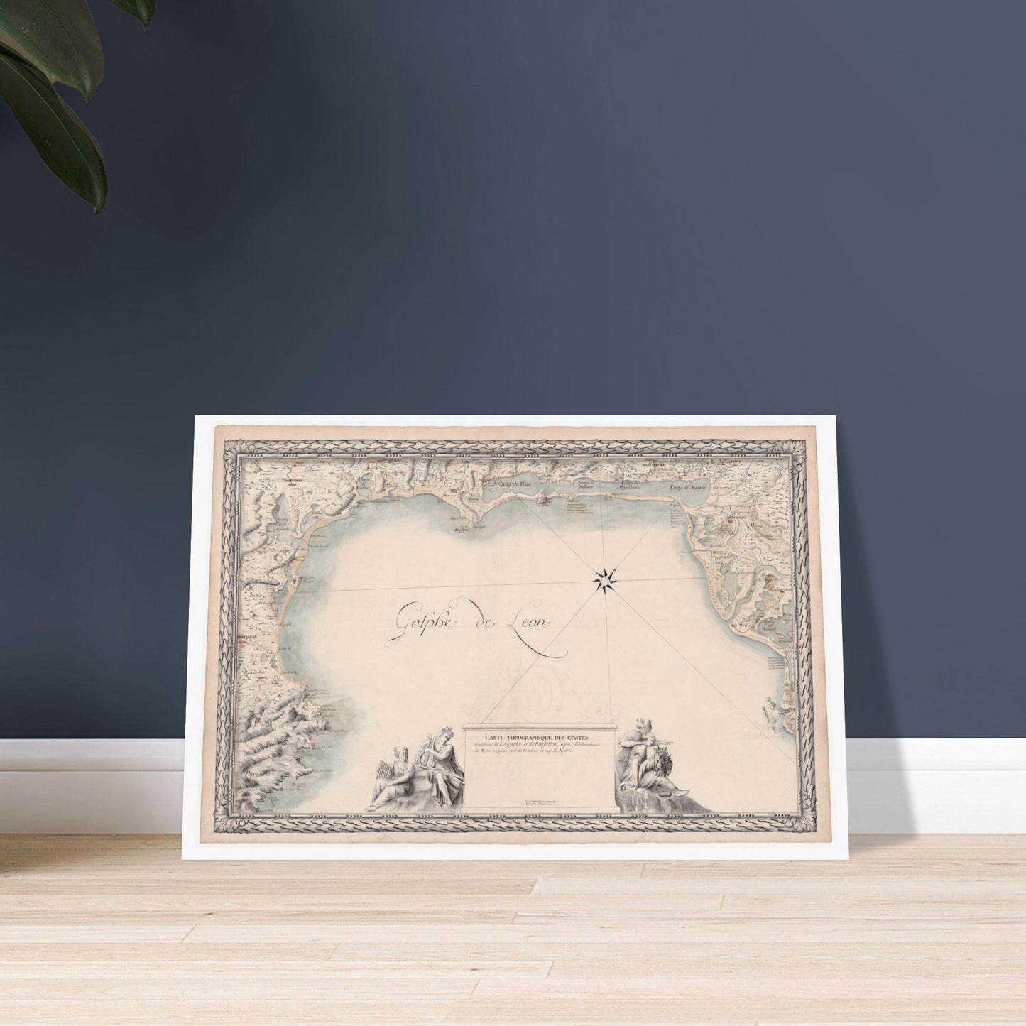 Carte topographique des côtes maritimes du Languedoc et du Roussillon, depuis l'embouchure du Rhône jusqu’à Port-Vendres et au cap de Biarra. - image 52949386887501