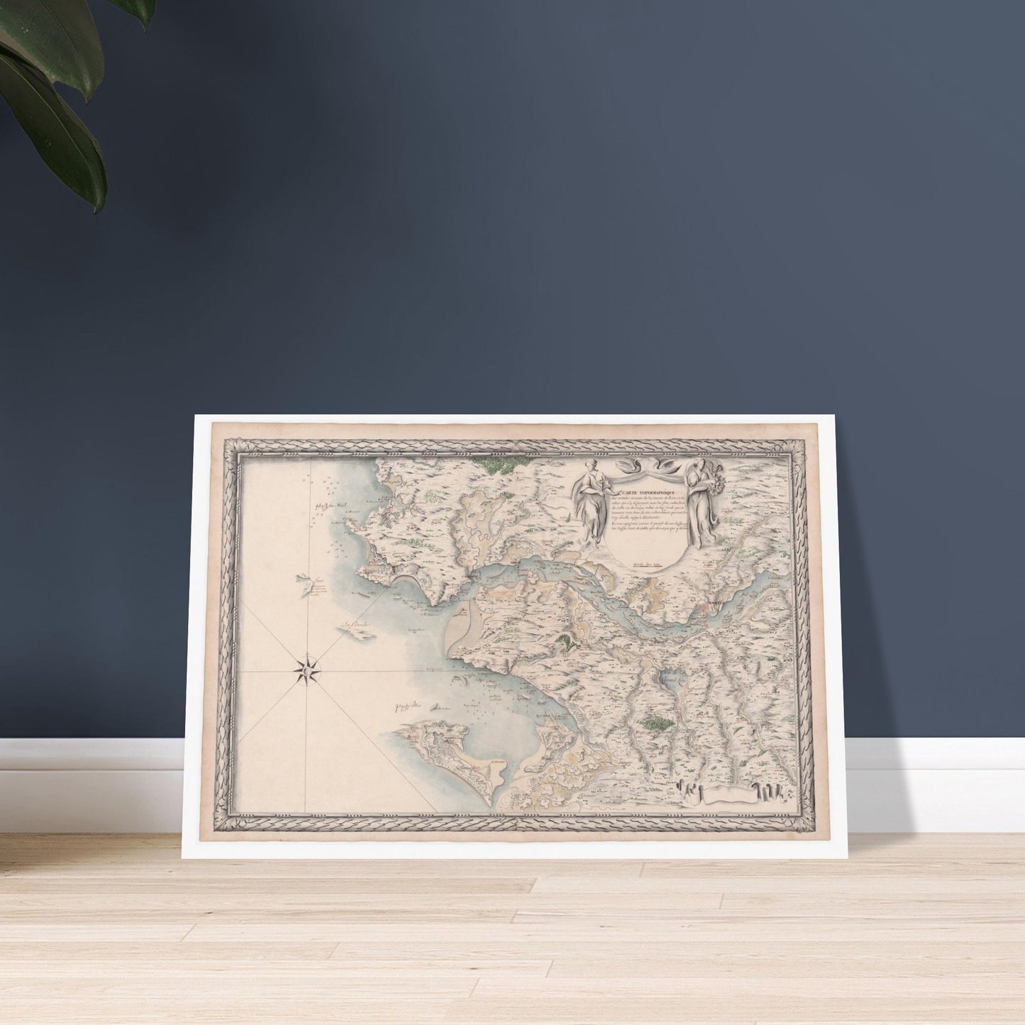 Carte topographique des entrées et du cours de la rivière de Loire et de ses affluents, jusqu’à Clermont (Le Cellier). Louis-Nicolas de Clerville, 1780. - image 52949376172365