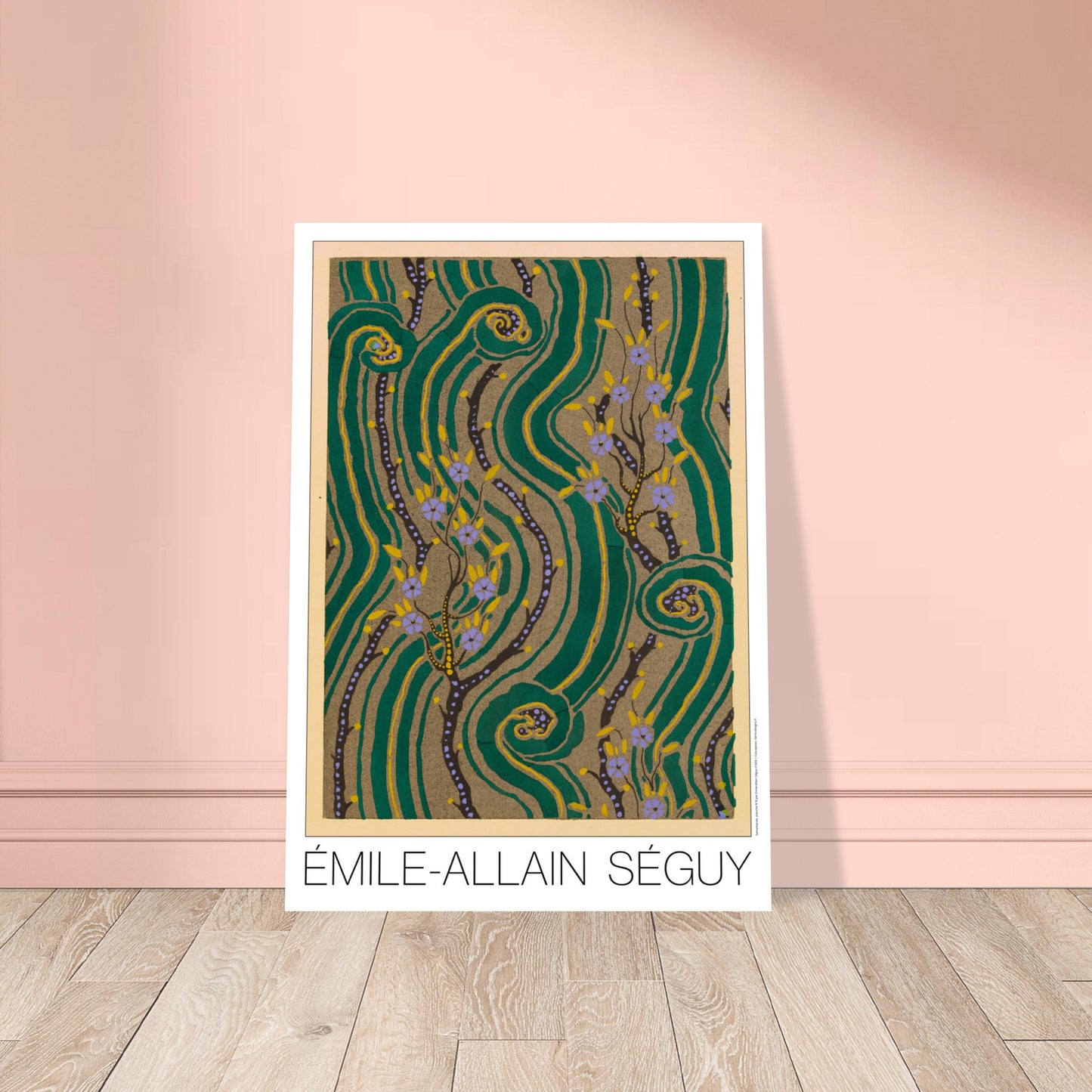 Vagues émeraude et dorées - Samarkande, motifs orientaux par Émile-Allain Séguy - image 53865764258125