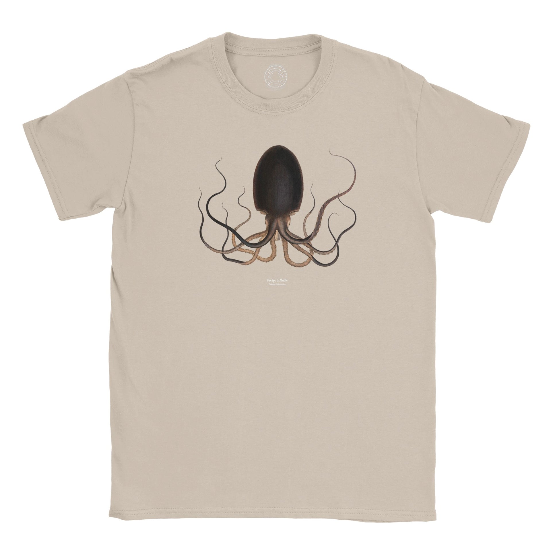 T-shirt Octopus Catelunatus – Stile grafico marino – Bertic Designs