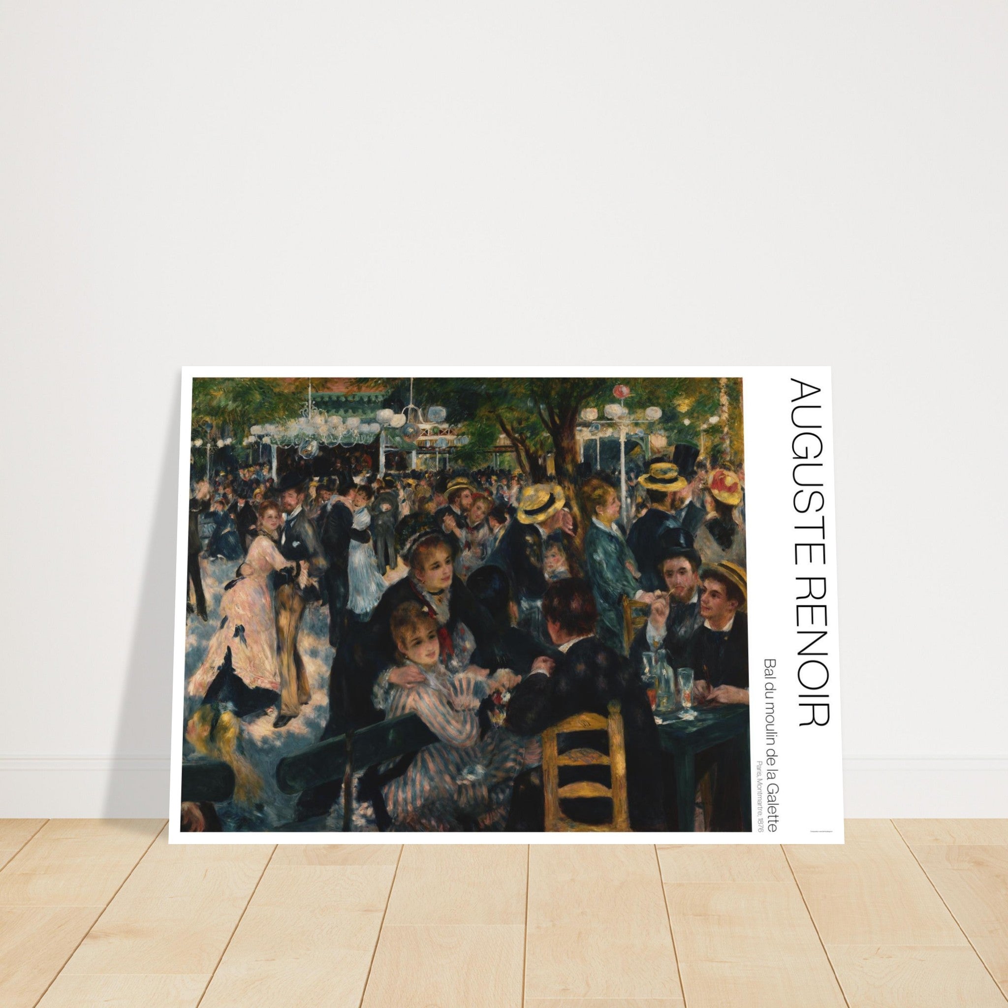 Reproduction du Bal du moulin de la Galette d'Auguste Renoir, Art