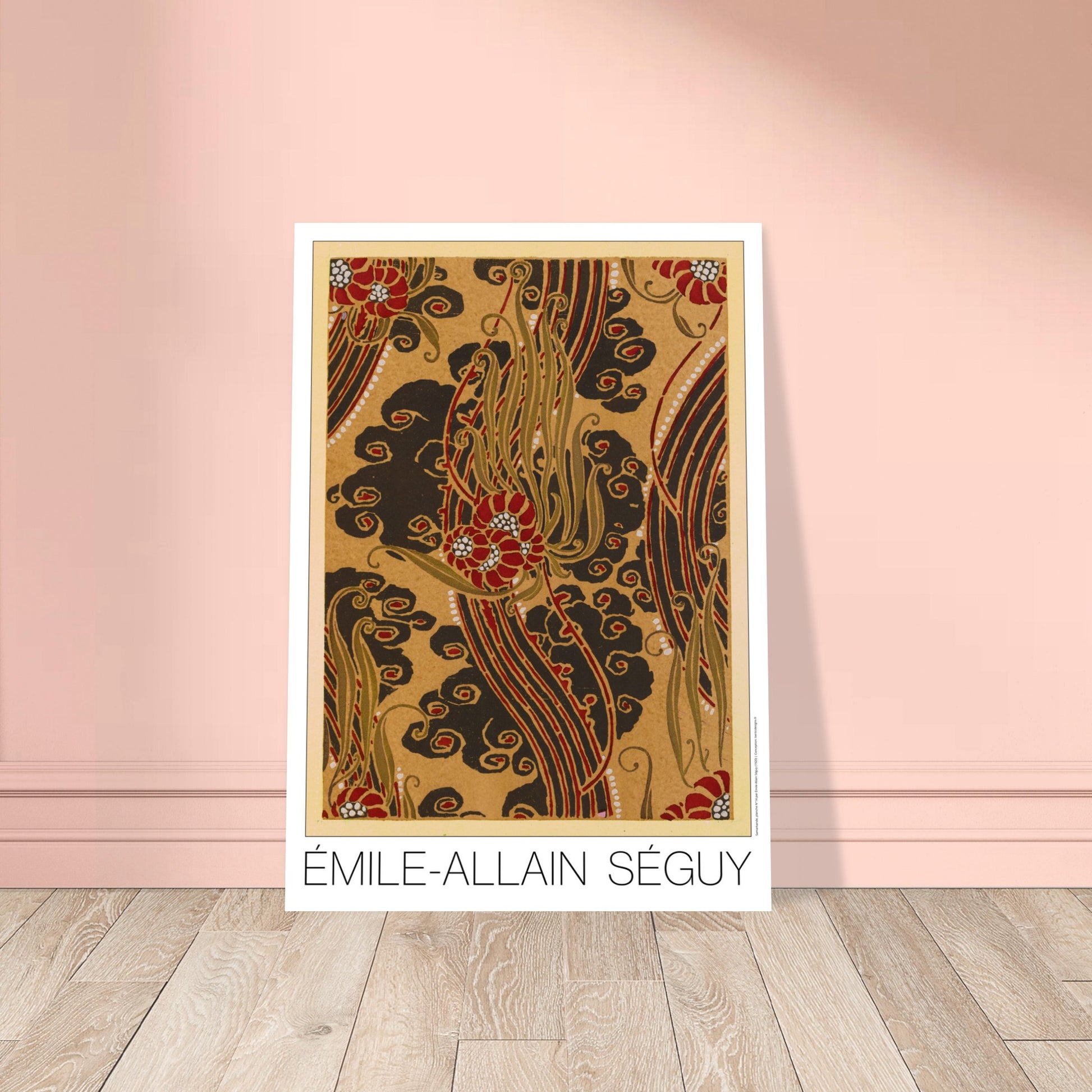 Motifs dorés avec vagues - Samarkande, motifs orientaux par Émile-Allain Séguy - image 53865768616269
