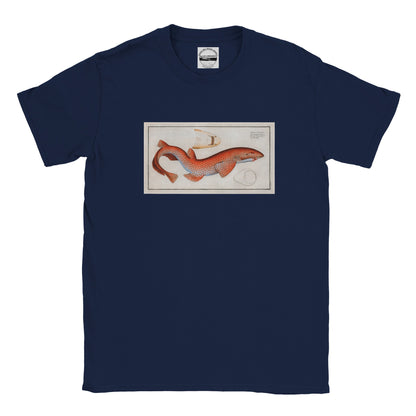 T-Shirt Requin «La Roussette» - Squalus Catulus - Couleur Bleu marine