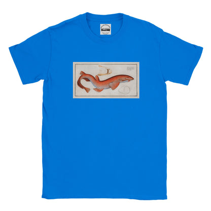 T-Shirt Requin «La Roussette» - Squalus Catulus - Couleur Bleu roi