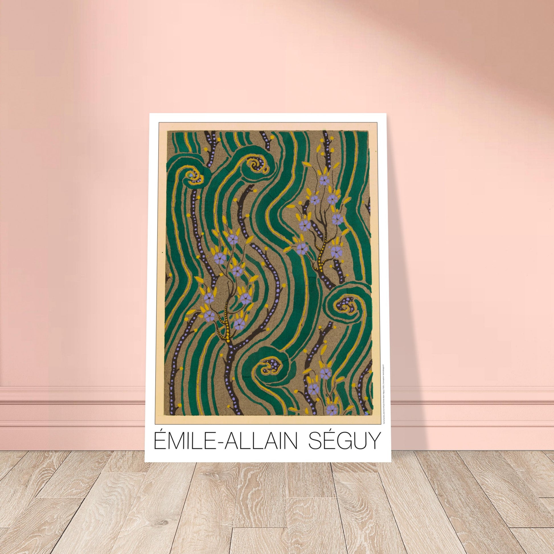 Vagues émeraude et dorées - Samarkande, motifs orientaux par Émile-Allain Séguy - image 53865764258125